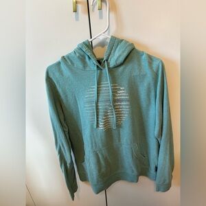 Patagonia Women's Teal Hoodie size large